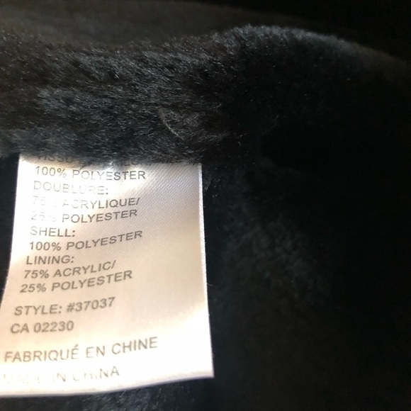 VINTAGE Faux Shearling Vest Size 14 - Picture 6 of 9